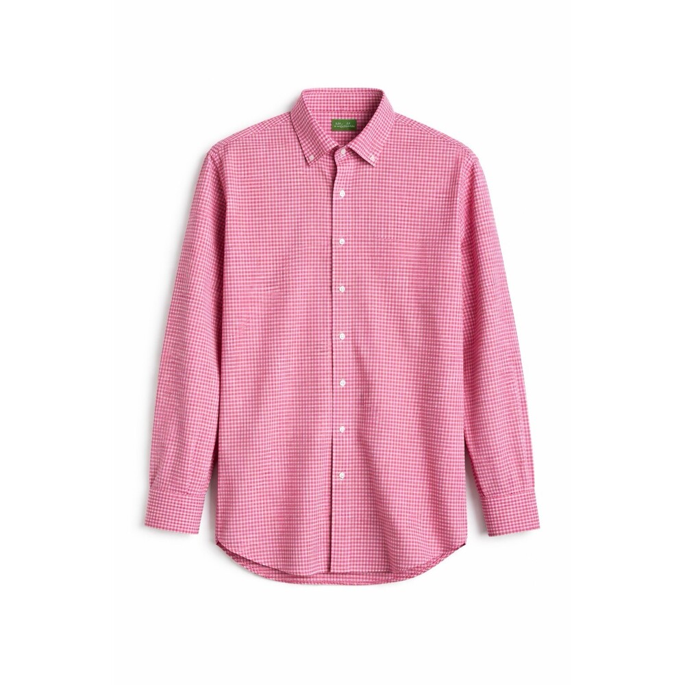 Sid Mashburn Men's Plaid Button Down Collar  Shirt